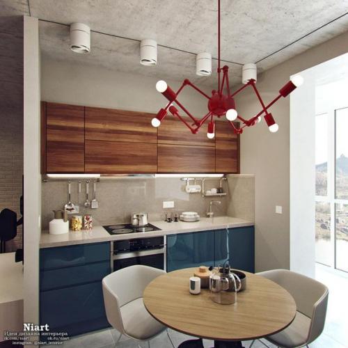 Дизайн однокомнатной квартиры-распашонки. 04