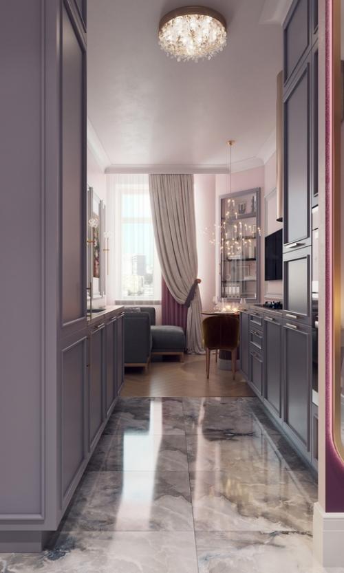 Проект однокомнатной квартиры 38 м 2 на Маяковского в Санкт-петербурге. 06