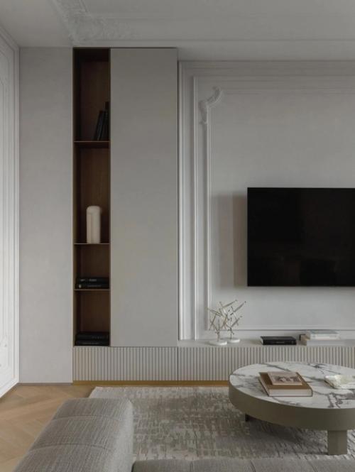 Реализованный интерьер квартиры в Москве. 01