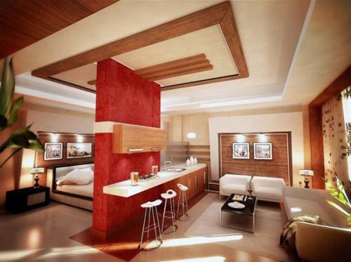 Зонирование в помещении. 02