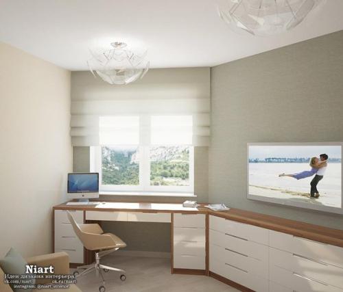 Дизайн интерьера квартиры - студии 25 кв. 02