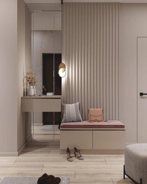 Дизайн - проект квартиры в светлой цветовой гамме. 07