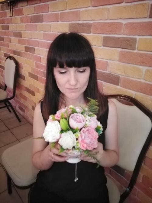 Букетик для своей любимой снохи сделала. 01