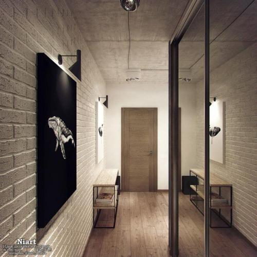 Дизайн однокомнатной квартиры-распашонки. 08