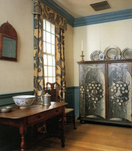 Исторические комнаты в музее метрополитен, Нью-йорк. 09