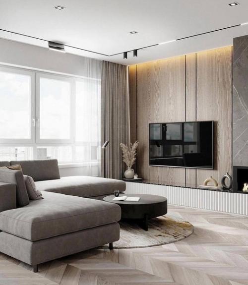 Красивый интерьер. В светлых тонах. 02