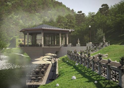 Легендарная ЖД станция псырцха в новом Афоне в данный момент находится на реставрации. 02