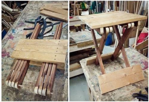 Как сделать складной стол? 05