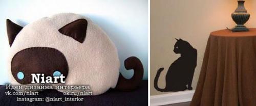 Интерьеры с кошечками. 07