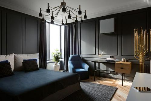 Дизайнерская мастерская Сергея махно реализовала интерьер квартиры в Киеве, Украина. 06