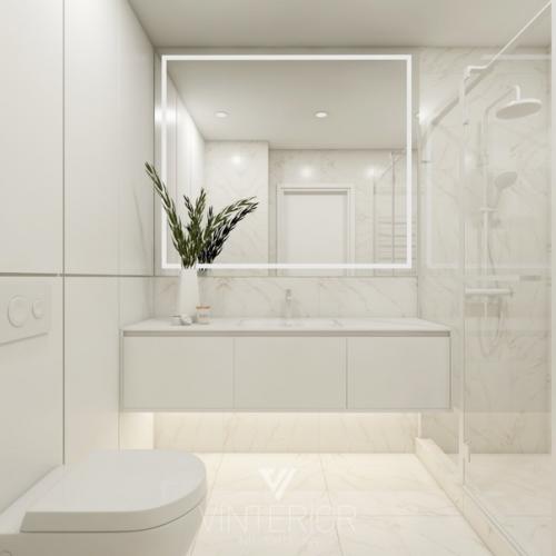 Проект прямоугольной квартиры 30 кв. 01