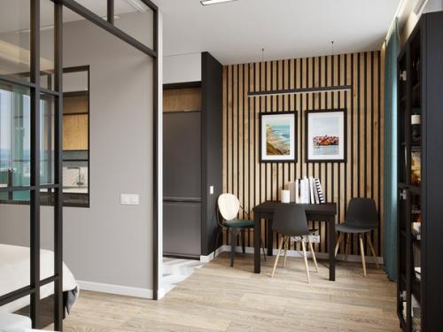 Однокомнатная квартира для молодого мужчины, 37 кв. 03