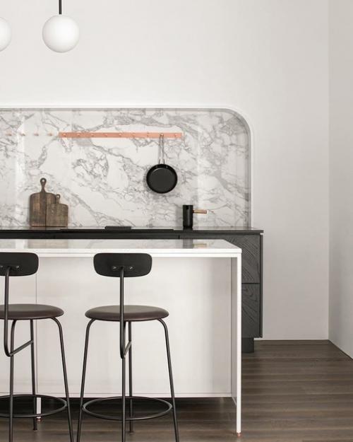 Минималистичный интерьер с винтажными акцентами. 04