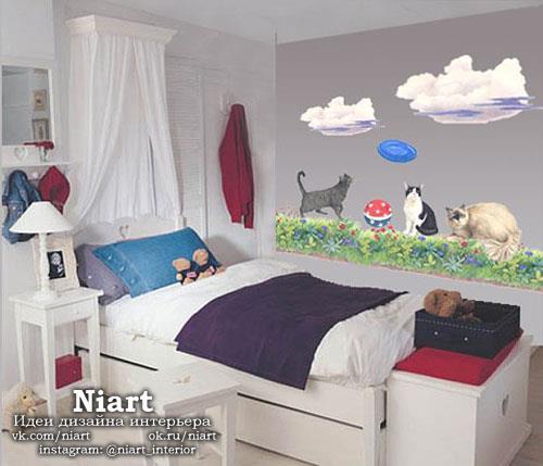 Интерьеры с кошечками. 06