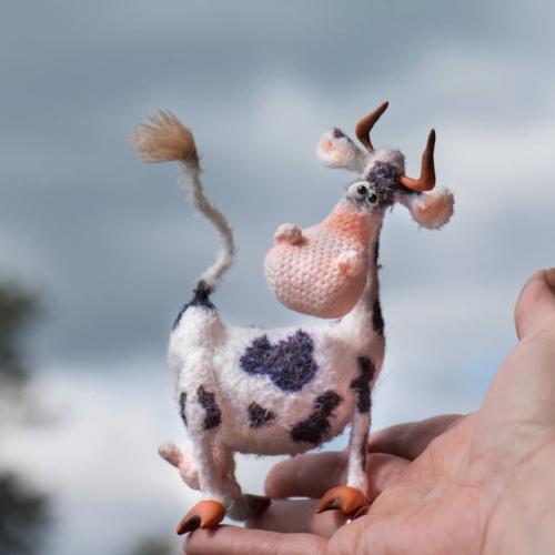 Вязанные бурёнки от Pertseva_Svetlana. 02