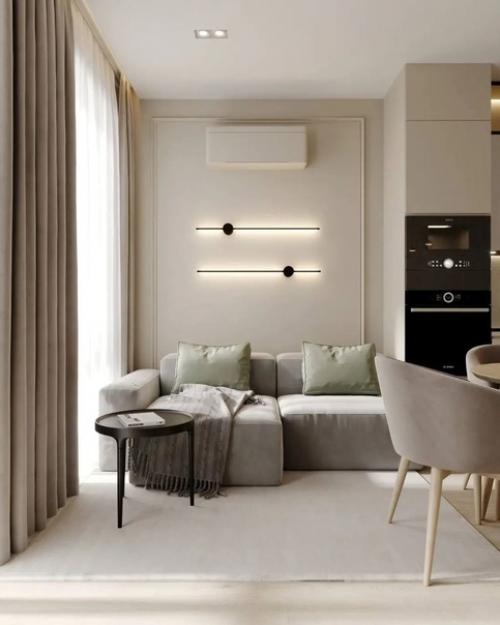 Интерьер квартиры площадью 66 кв. 02