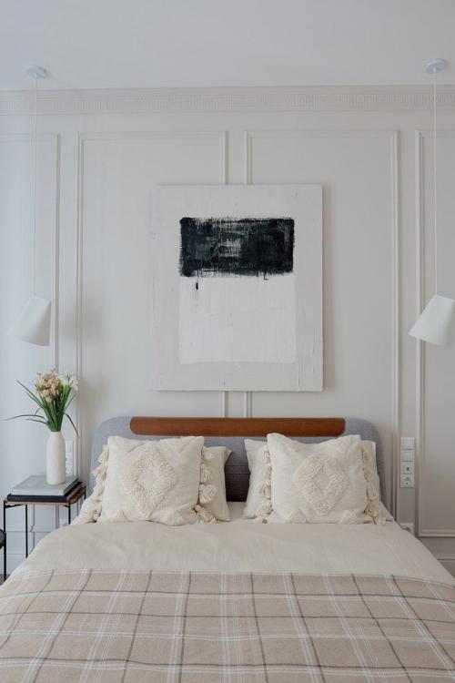 Светлая квартира в парижском стиле: элегантность для современной жизни. 02