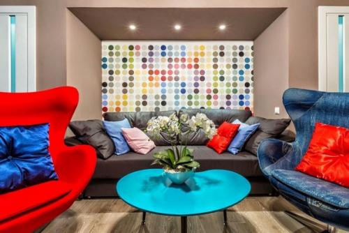 Создание интерьера в стиле поп-арт. 02