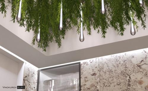 Стильный интерьер ванной комнаты в ЖК Forum - City. 06