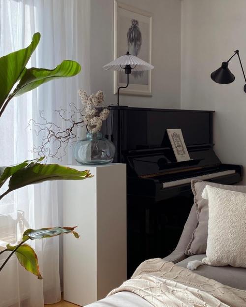 Спокойствие и умиротворение: нежный скандинавский интерьер в приятной серой гамме. 08