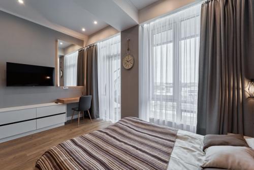 Интерьер курортной студии 36 кв. 07