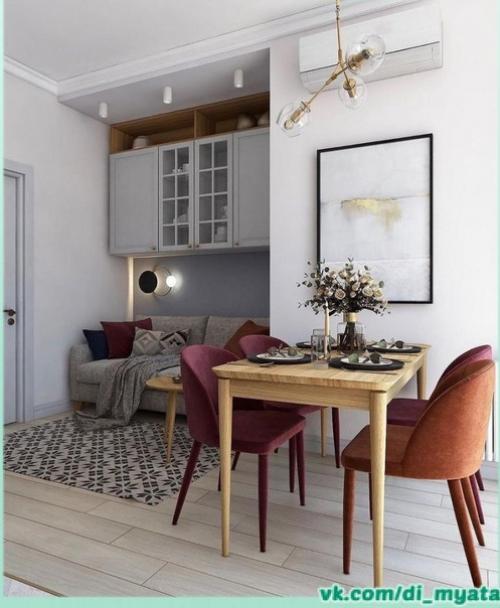 Уютная кухня - гостиная. 05