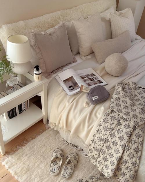 Спокойствие и умиротворение: нежный скандинавский интерьер в приятной серой гамме. 01