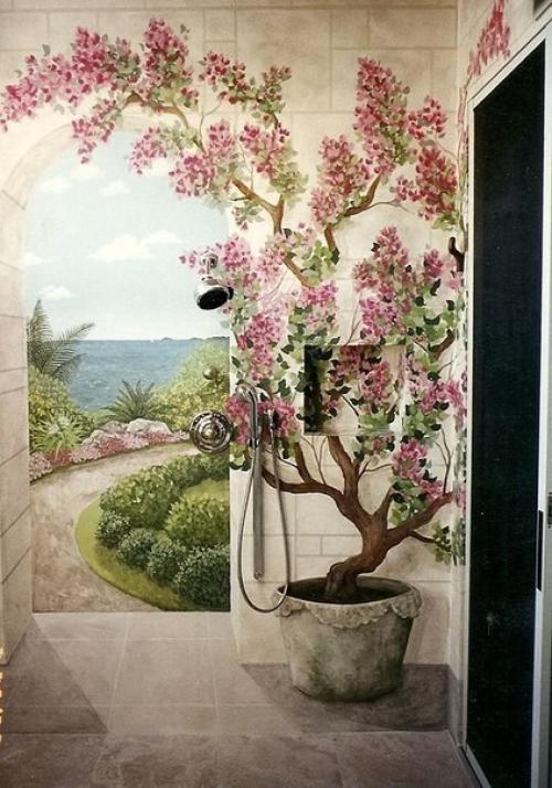 Роскошная роспись в интерьере. 02