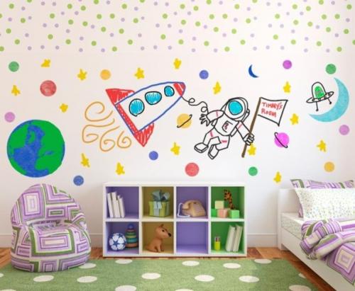 Рисование в детской: маркерное покрытие. 04