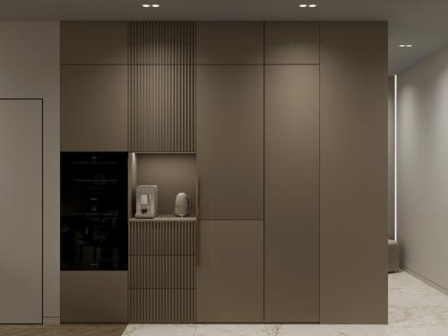 Проект 1-комнатной квартиры 44 м 2 в ЖК приморский квартал в Санкт-петербурге. 05