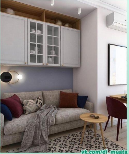 Уютная кухня - гостиная. 07