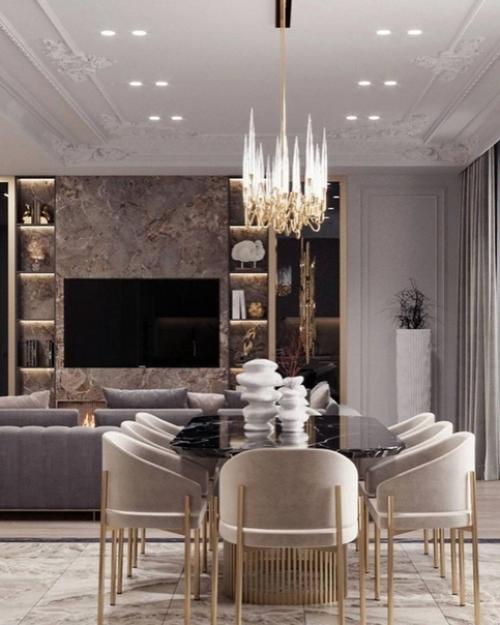 Дизайн интерьера в стиле современной классики. 07