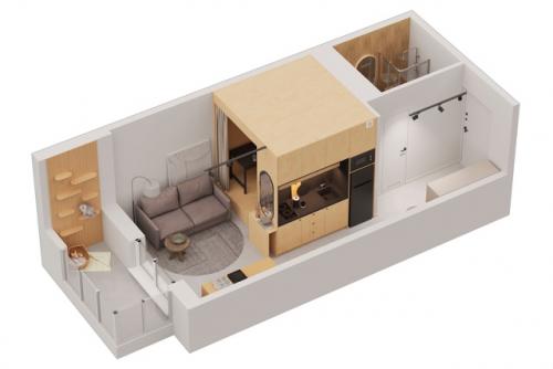 Что разместить в нише: кровать или рабочее место? 05