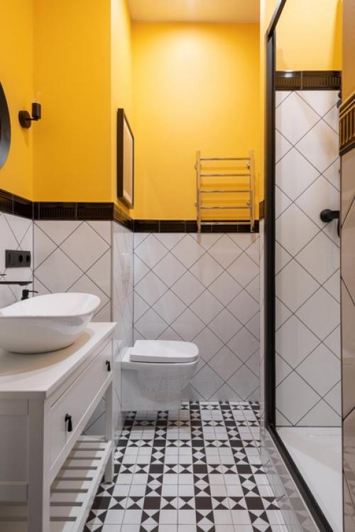 Уютная студия. С яркими акцентами. 04