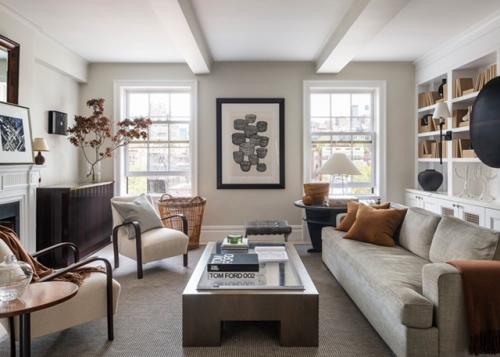 Стильный интерьер квартиры с мужским характером в Нью-йорке от талантливых дизайнеров и архитекторов из бюро Bhdm Design. 01