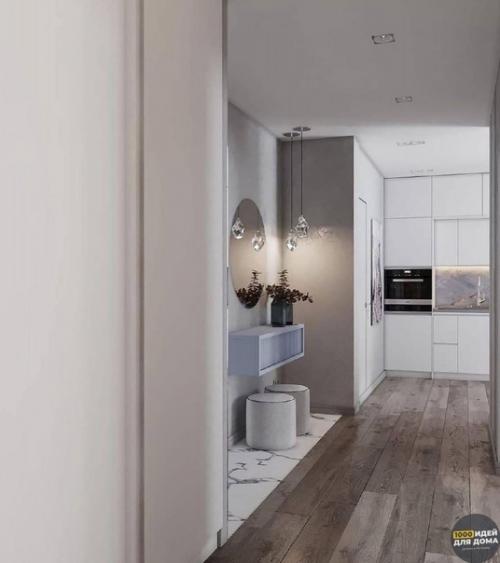 Очень современный дизайн - проект квартиры. 01