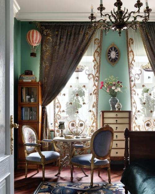 Парижский интерьер в Москве - спальни. 04