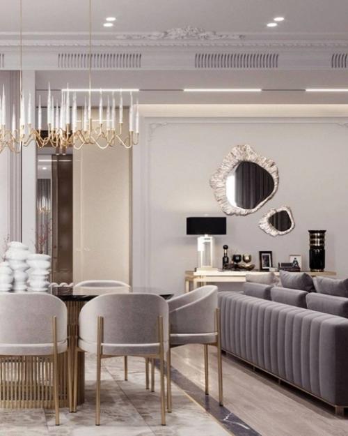 Дизайн интерьера в стиле современной классики. 06