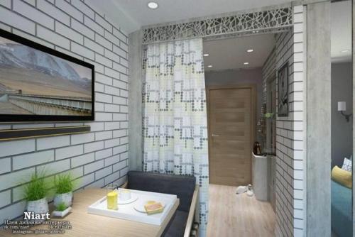 Дизайн квартиры 14 кв. 02