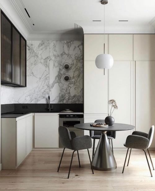 Элегантный минимализм: квартира площадью 43 м с открытой планировкой. 04