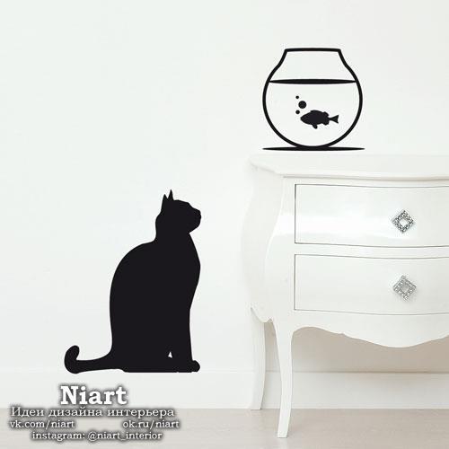 Интерьеры с кошечками. 05