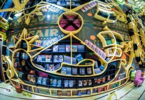 В международный день книги в Китае открылся Самый Красивый Книжный Магазин - Zhongshuge Bookstore, г. ганджоу. 03