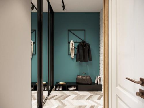 Однокомнатная квартира для молодого мужчины, 37 кв. 02