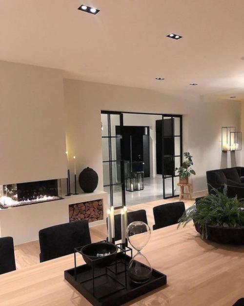 Современный интерьер загородного дома с невероятным Видом. 07