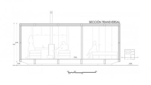 Маленький каркасный дом в Испании. 09