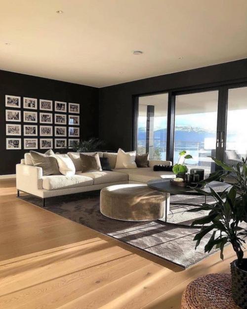 Современный интерьер загородного дома с невероятным Видом. 02