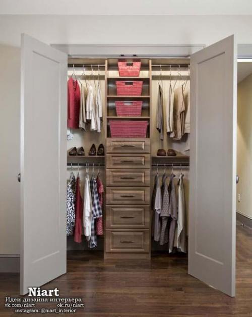 Гардеробная комната - несколько способов правильной организации. 06
