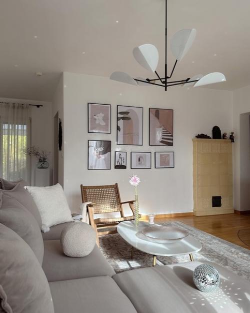 Спокойствие и умиротворение: нежный скандинавский интерьер в приятной серой гамме. 04