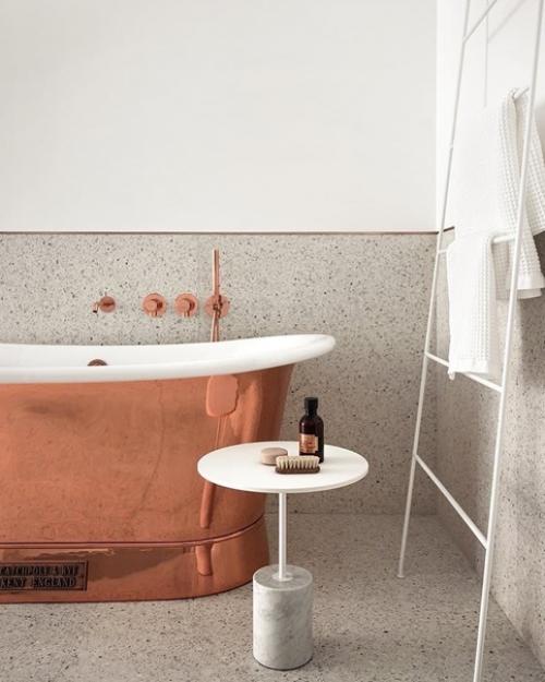 Минималистичный интерьер с винтажными акцентами. 09