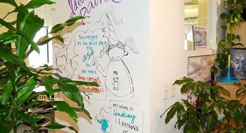 Рисование в детской: маркерное покрытие. 06